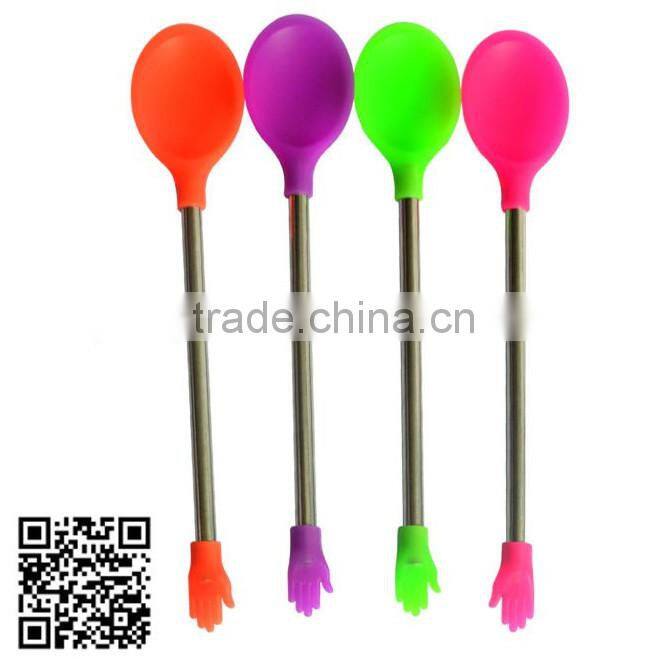Fei aoda Technology Food Grade Coffee tools coffee silicone 3pcs spoons