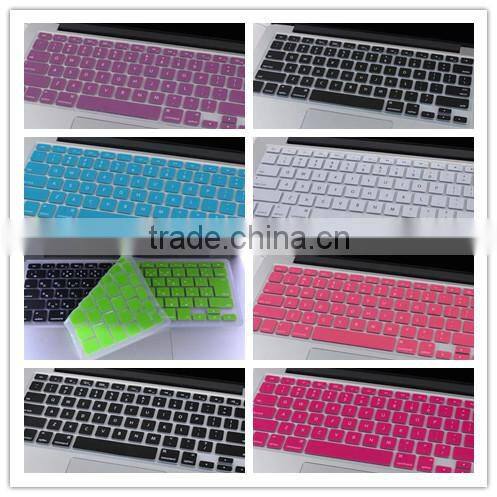 Silicone Keyboard,Colourful Keyboard Cover For Apple Macbook/Air/Por
