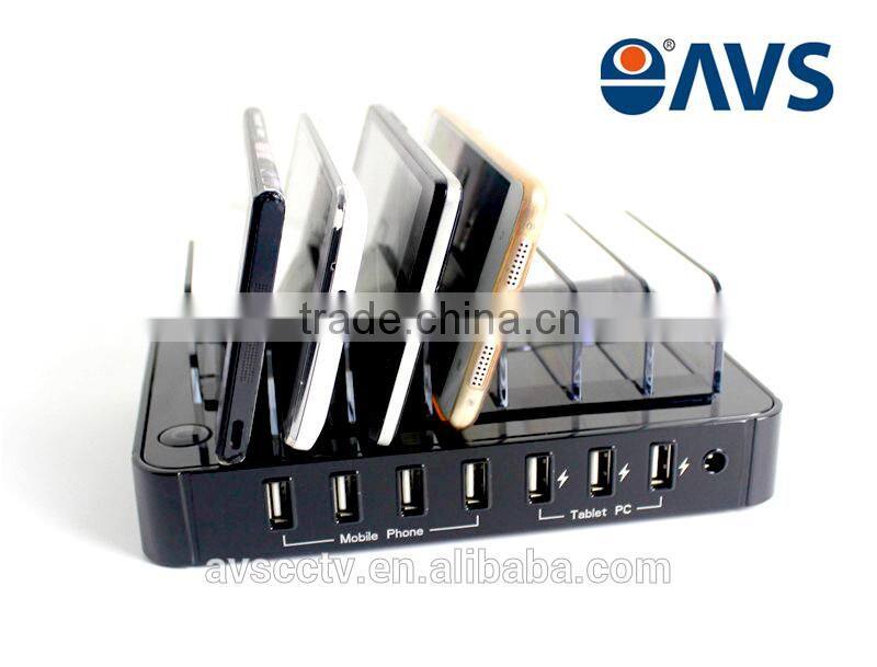 Best Selling 7 Ports Portable Desktop USB Charger for Mobile Phones