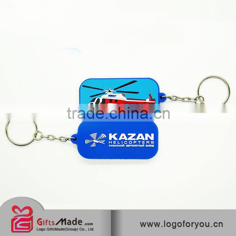 trade assurance supplier 3D rubber custom keyring