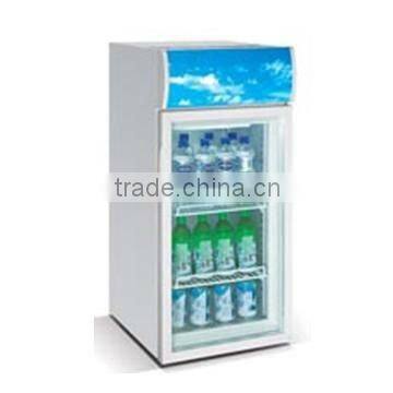 1500L Compressor three glass doors upright display showcase