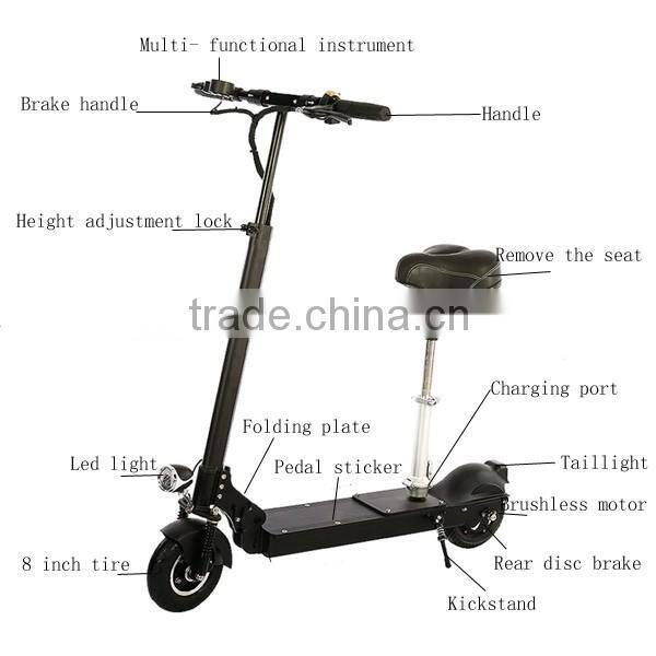 folding types electric el mini scooter for adult, foldable electric scooter