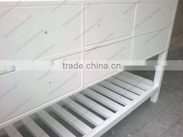 gloss espresso hotel bathroom vanity with double sinks