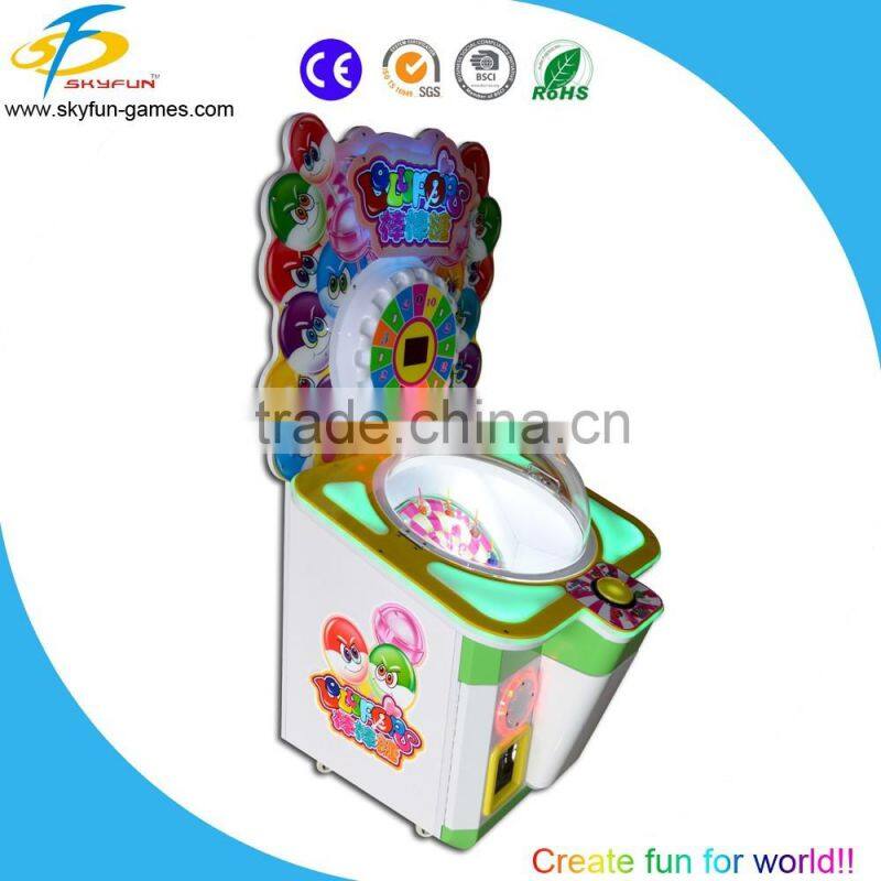 Top popular candy vending lollipops game machine/vending game machine