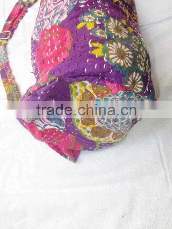 new chirtmas gift in discount price Latest 2015 handmade big size kantha yoga bag