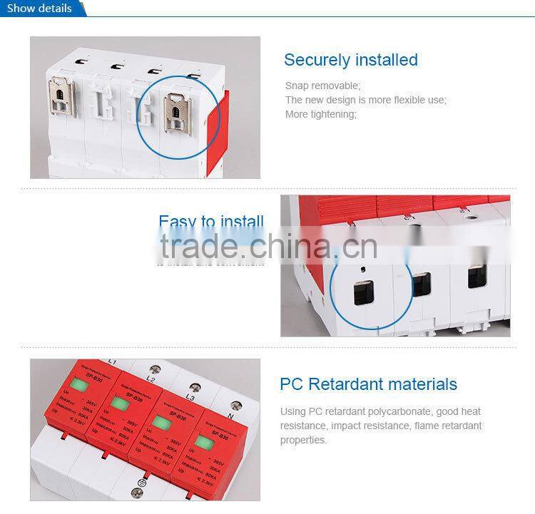4P 60kA Surge Protector / Lightning arrester (SP-B30)