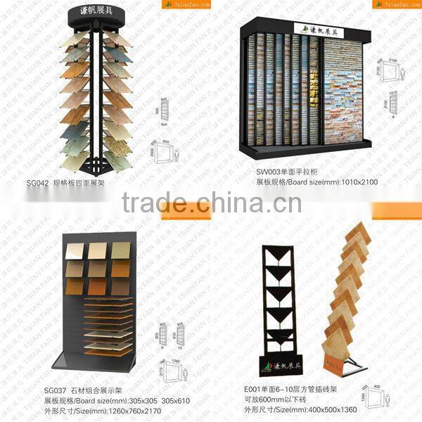 PX071 cheap alumminum granite sample case/marble display case/sample display box