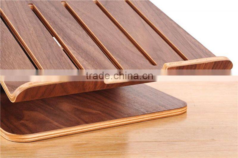 Most popular wood cooling stand holder for laptop/notebooks/stand holder for electronic device
