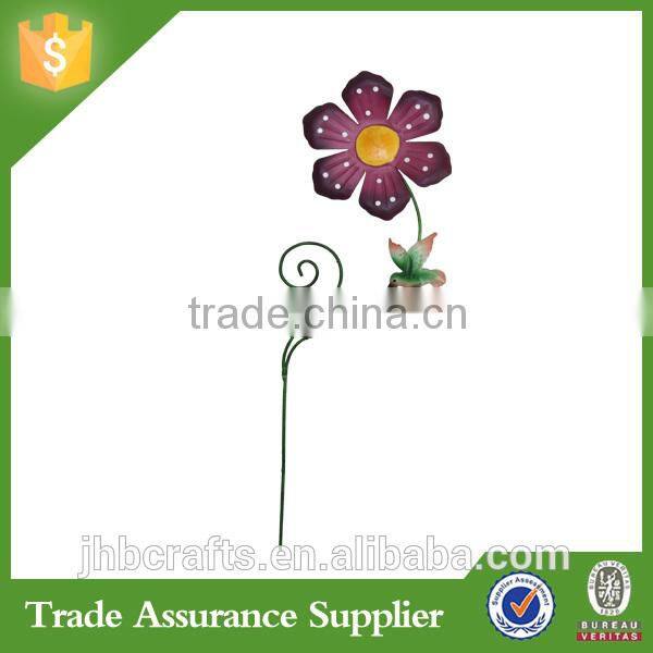 Factory Direct Beautiful Flower Wholesale Metal Garden Stakes