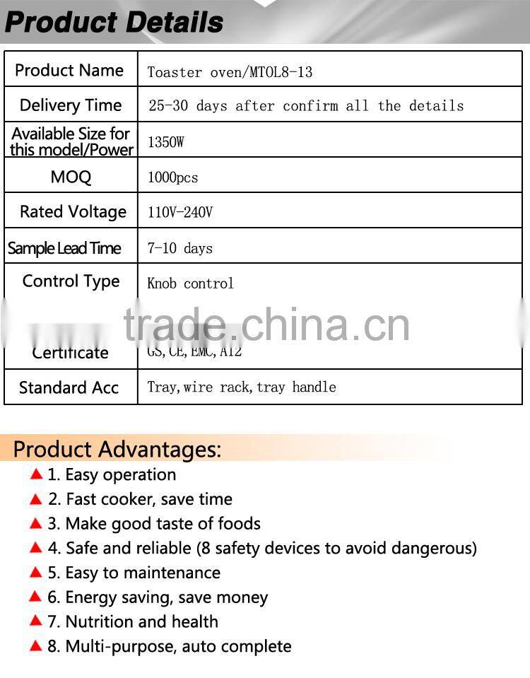 2014 Hot selling model home appliances GS approval Microwave oven