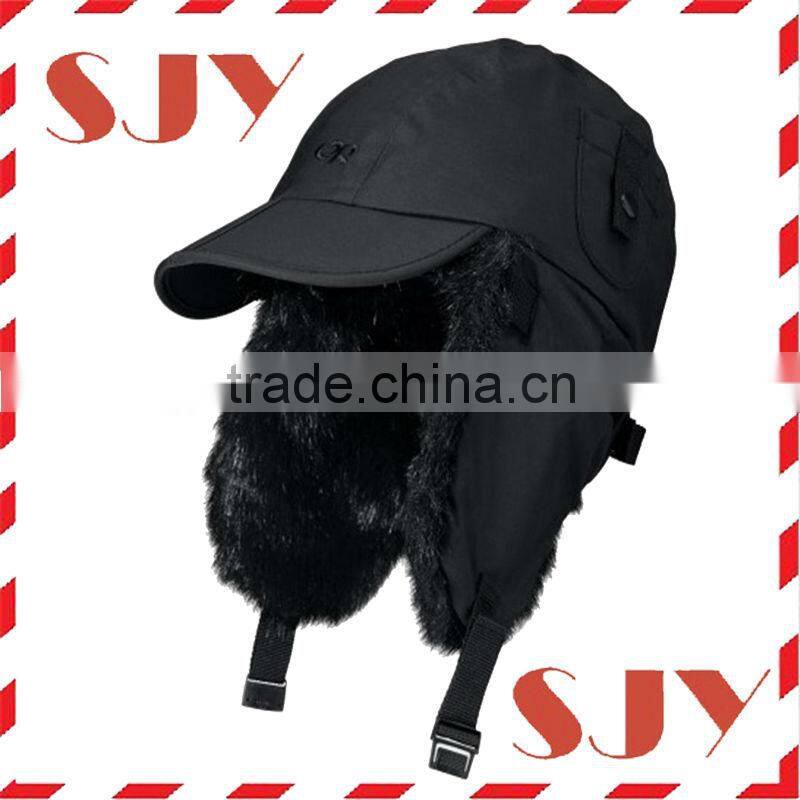 fashion skull design outdoor earflap trapper military winter hat
