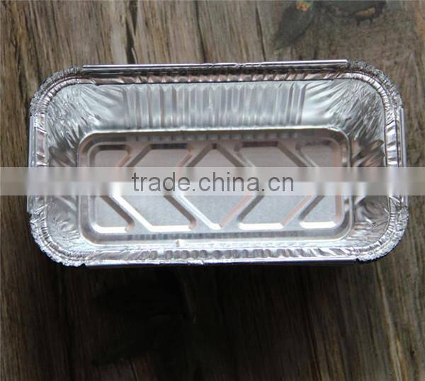Food Grade Aluminum Baking Pans Rectangle For Meat Loaf