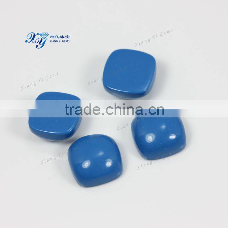 Exquisite Synthetic Turquoise Stone 10x10mm Square Shape Turquoise Stone Wholesale Sleeping Beauty Turquoise
