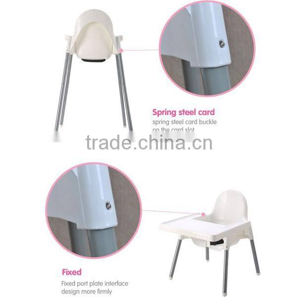 European standard baby dining table and chair