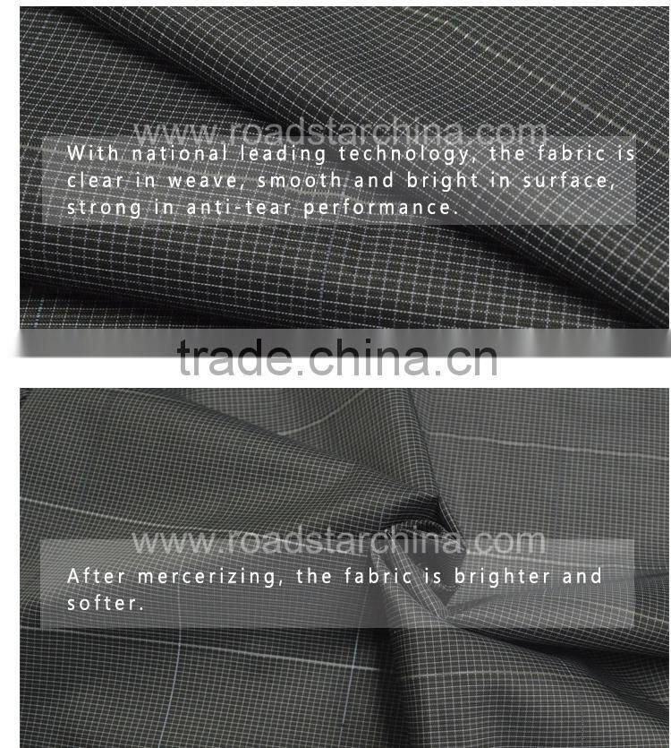 Wholesale reflective yarn dye fabric for safety clothes