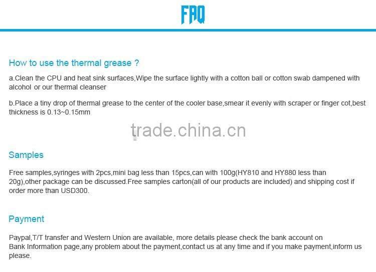 Gray Thermal Pad for LED CPU Heatsink with high Tensile Strength