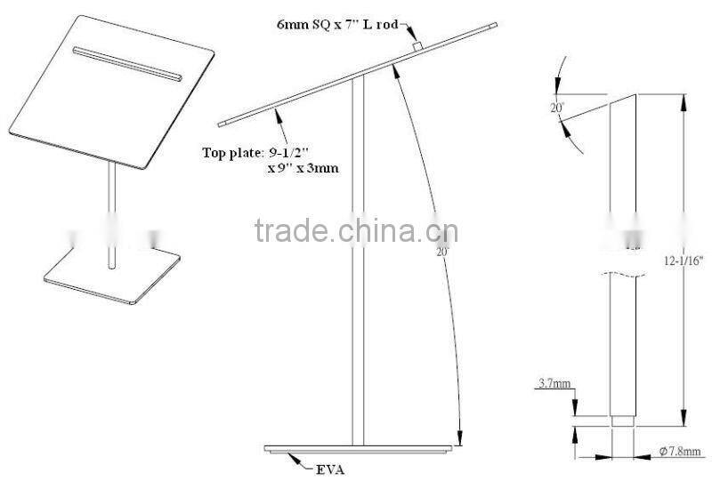 Shoe display riser stands