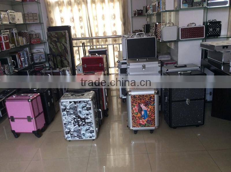 Carrying double layer aluminum watch storage case XB-SB005