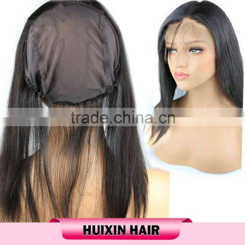 Peruvian raw hair 360 lace frontal round lace closure with lace band, wig cap and strape can be used more than 3 years