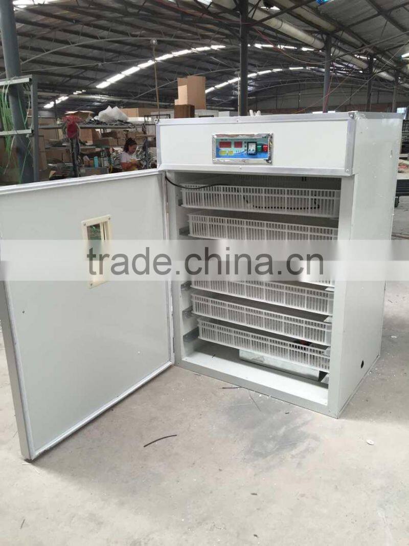 new type 1056 chicken incubator with CE,setter&hatcher combined egg incubator from lydia