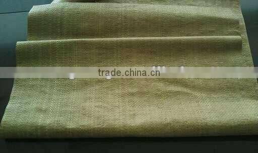 Yellow recycle Pp Woven Bag 30X40CM