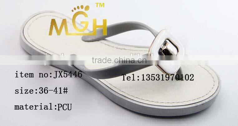 PCU colorful fashion pcu ladies slipper