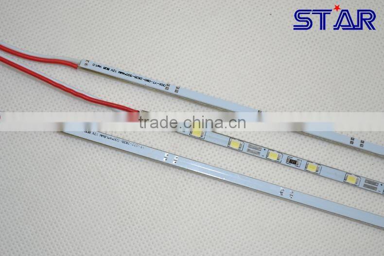 SMD 2835 fiber board 0.2W 72leds/m 12V ultra thin edgelit backlight led strip light 4mm