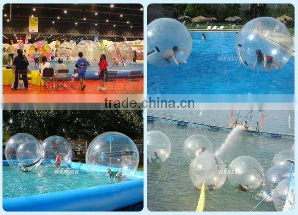 2014 newest funny inflatable water rolling ball