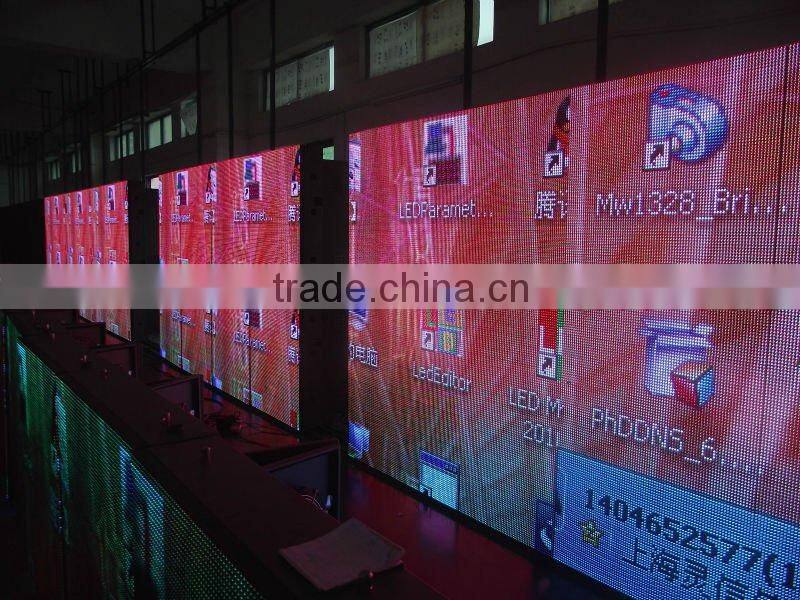 indoor full color led digital signage displays billboard sign P7.62 3in1/led street display signs