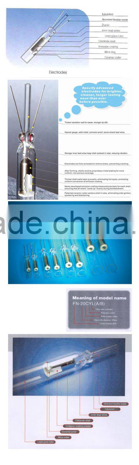 Sinolite 2015 New Good Consistency Wide Varieties Nickel Neon Electrode