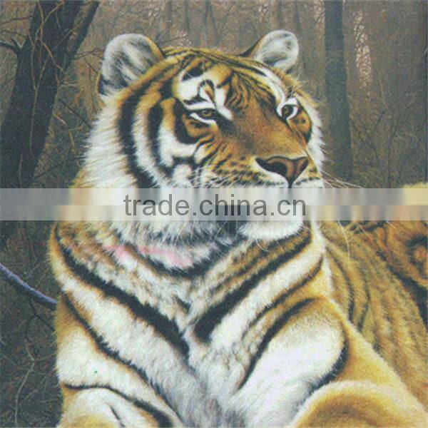 Tiger beach towel 100% microfiber reactive printed beach towel