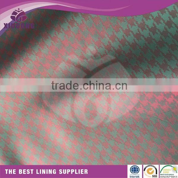 fashionable polyester viscose jacquard suit lining fabric