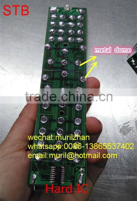 ZF Black 39 keys STB Remote Control for MEDIA VISION