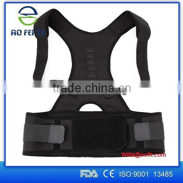 2016 Custom Hot selling Posture Corrector, Magnetic Orthopedic Back posture support brace