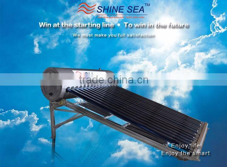 High-performance pre-heated copper wire/coil swimming pool solar water heater