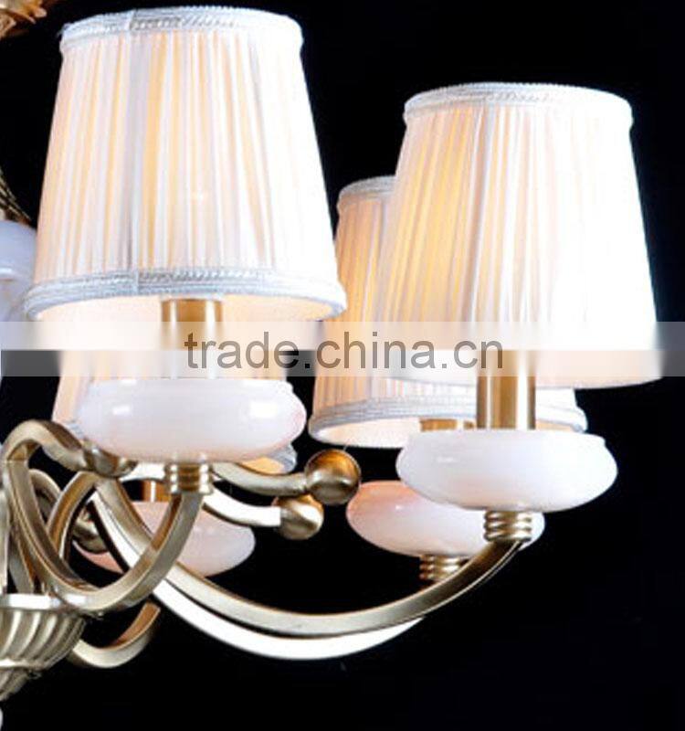 european style marble iron chandeliers Factory price