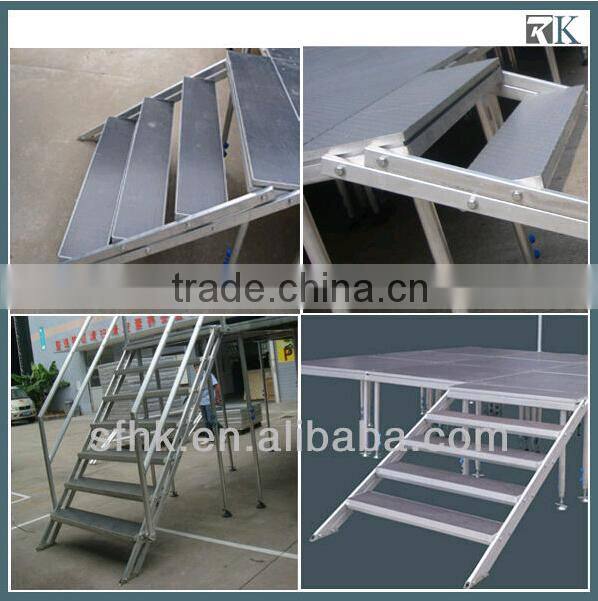 RK portable stage stairs/portable stage prices