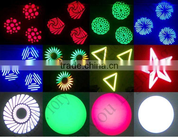 3-facet Prism Pro Wedding Stage DJ Light 9pcs 18W RGBWA+UV 6IN1 Wash Spot Combine 75W LED Moving Head