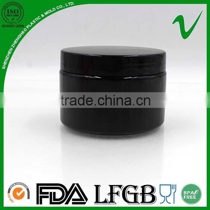 120ml wide mouth empty pet jar custom logo with screw cap