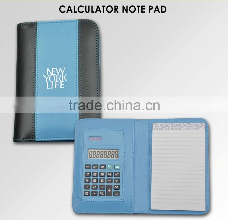 2016 popular multicolored pocket notebook with leather cover
