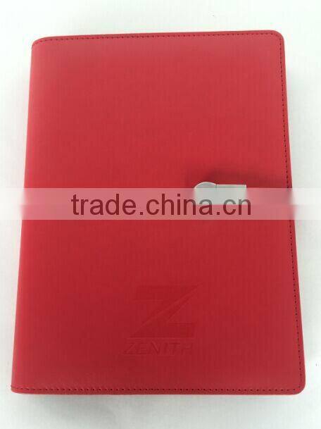 2016 diary with lock and key with USB