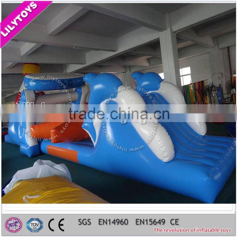Outdoor Inflatable Water Park Toys and Water Slides for adult and kids ,floating water park equipment