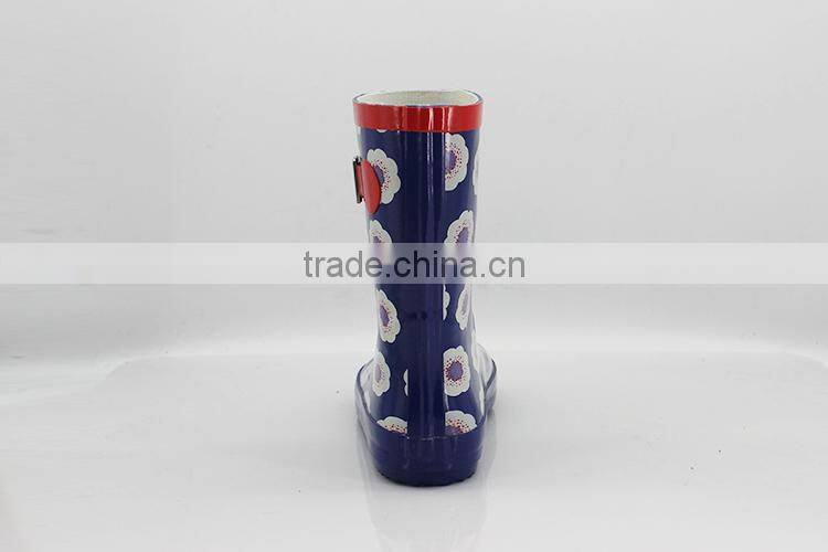 2016 Top quality Home-use Rubber transparent rain boots women