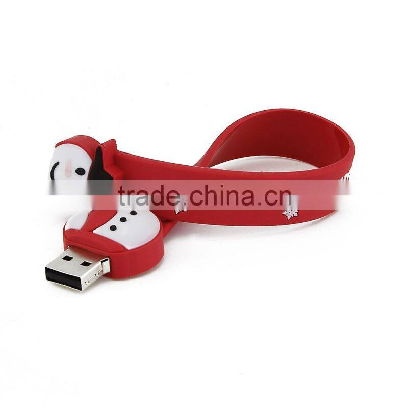 64GB Silicone Cartoon bracelet USB 2.0 Flash Drive Universal U Disk New