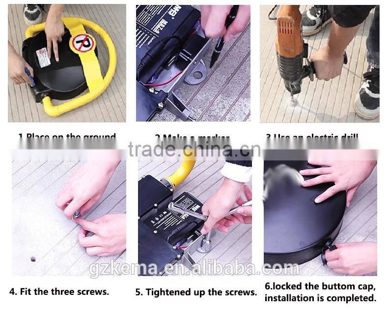 solar powered parking barrier