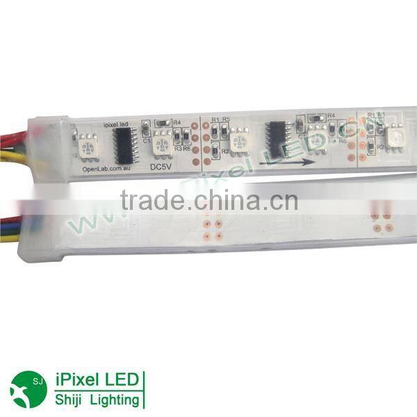48leds DC5V waterproof digital lpd8806 addressable pixel led flex strip outdoor