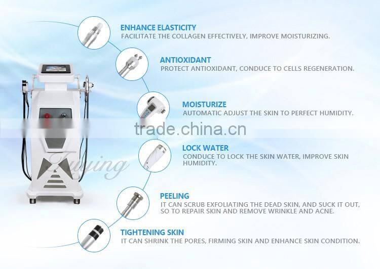 Newest 6 In 1 multi function Dermabrasion Mesotheraphy