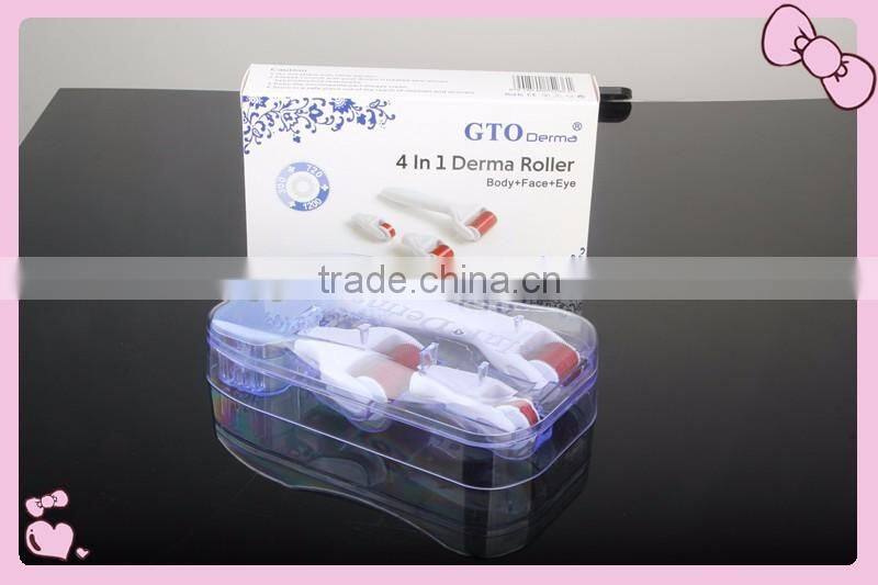 2017 newest 4 in 1 microneedle therapy sKin care derma roller