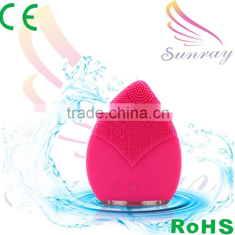 Anion Silicone Facial Brush Cleansing Fast Face Care Massager Instrucment