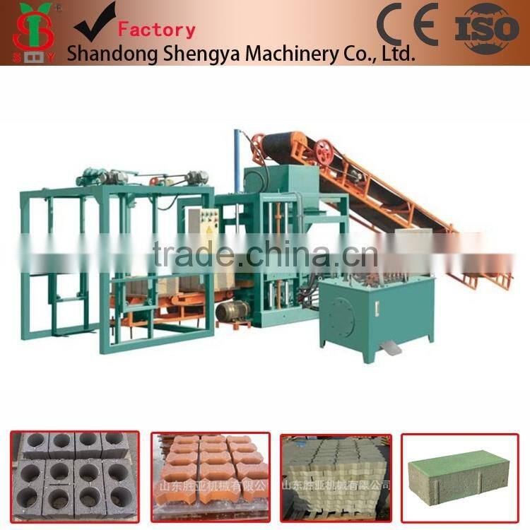 best QT4-20 automatic hydraulic block making machine price, interlocking cement brick machine